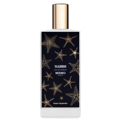 Vaadhoo от Memo Paris — это фазмогенный цветочный шипр для женщин и мужчин. Созданный парфюмером Alienor Massenet в 2019 году, аромат вдохновлен биолюминесцентными пляжами острова Ваадху. Гармоничное сочетание свежих, цветочных и древесных нот создает ощущение элегантности и тайны.
